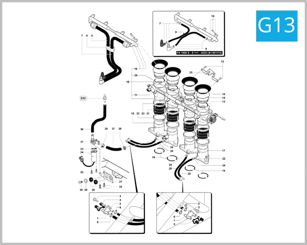 G13 - Fuel System (F4 1000 S-S 1+1-AGO)