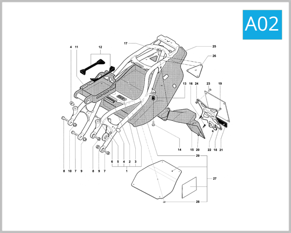 A02 - Rear Frame Assembly