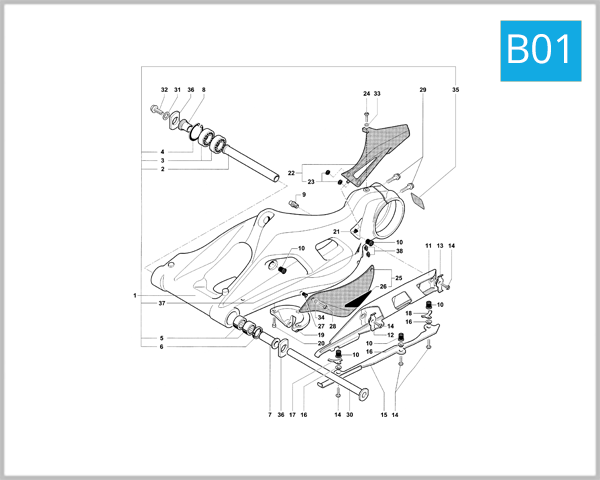 B01 - Swingarm Assembly