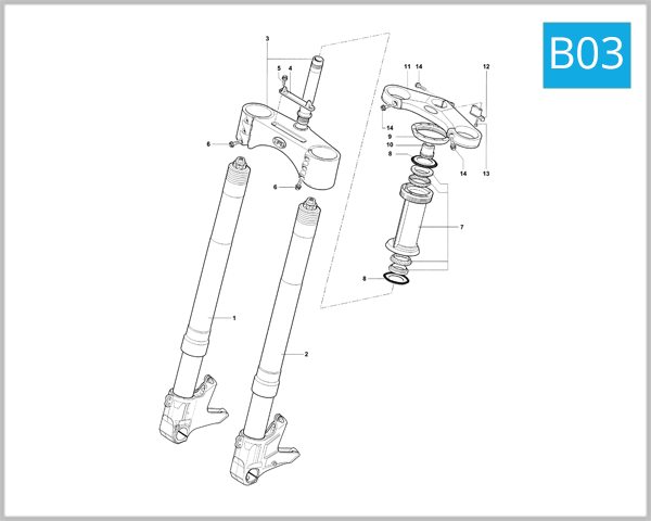 B03 - Front Suspension Assembly
