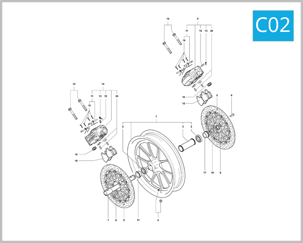 C02 - Front Wheel Assembly