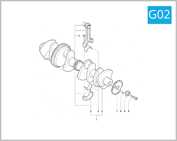 G02 - Crank Shaft Assembly