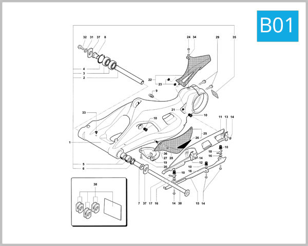 B01 - Swingarm Assembly