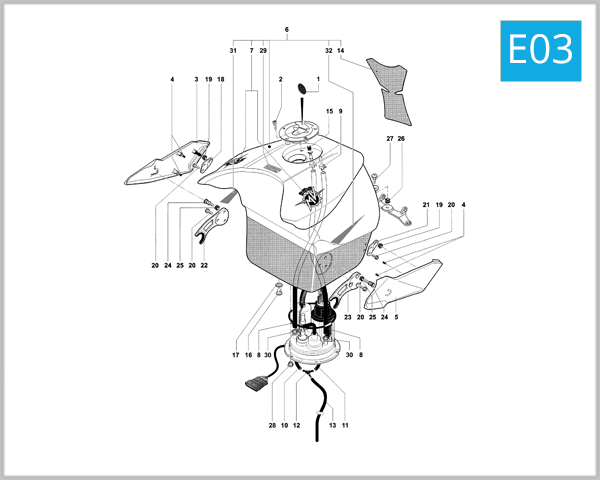 E03 - Fuel Tank Assembly