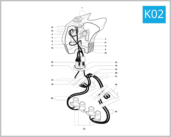 K02 - Carbon Canister Assembly (USA)
