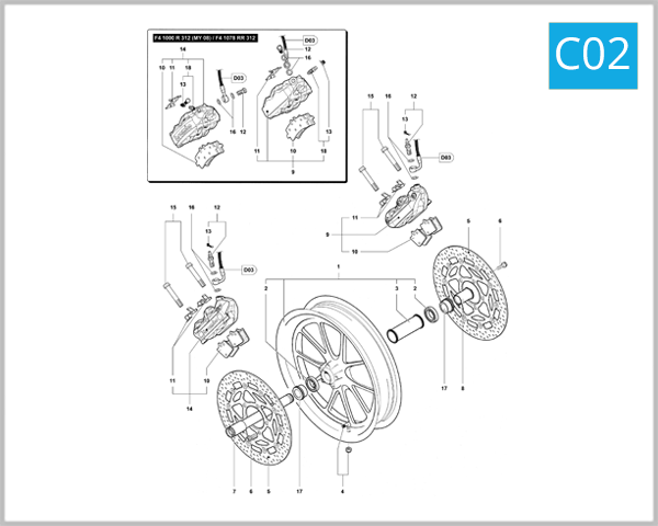 C02 - Front Wheel Assembly