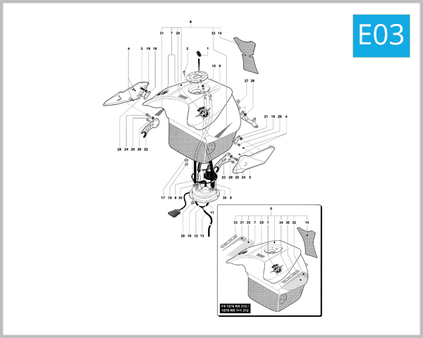 E03 - Fuel Tank Assembly