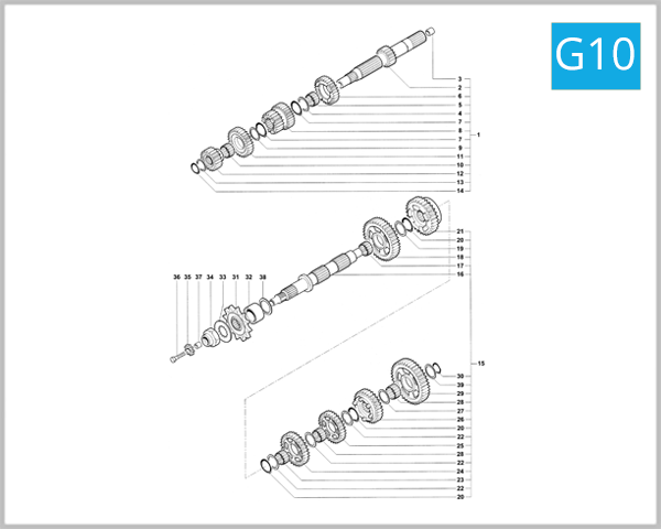 G10 - Change Gear Assembly