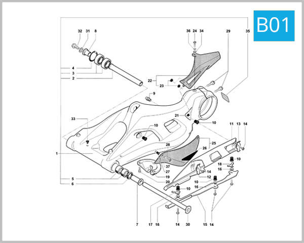 B01 - Swingarm Assembly
