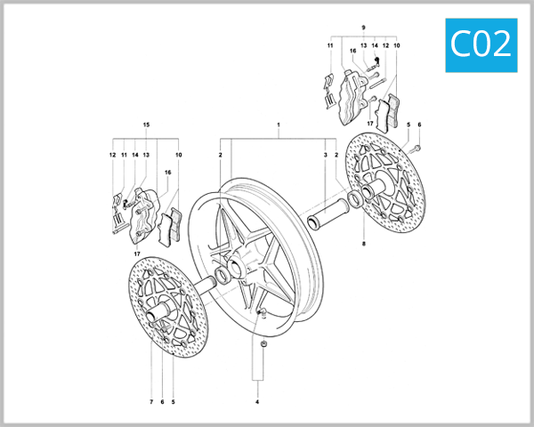C02 - Front Wheel Assembly