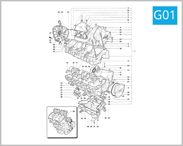 G01 - Crankcase Assembly