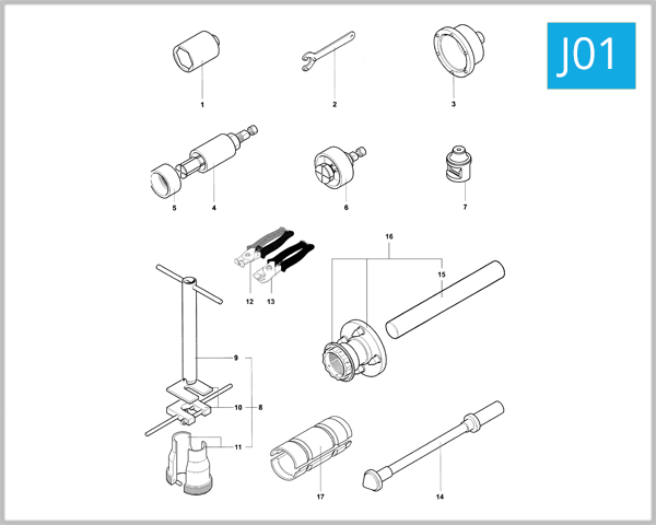 J01 - Service Tools (Frame)