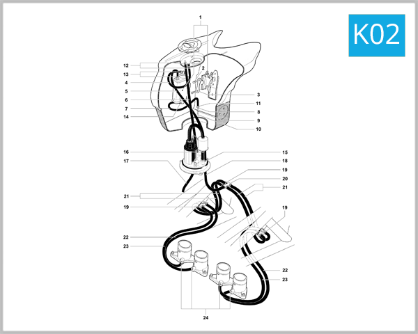 K02 - Carbon Canister Assembly (USA)