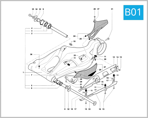 B01 - Swingarm Assembly
