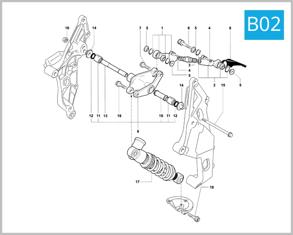 B02 - Rear Suspension Assembly
