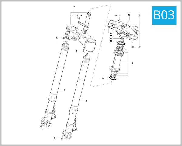 B03 - Front Suspension Assembly