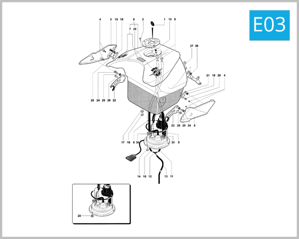 E03 - Fuel Tank Assembly