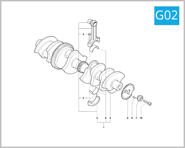 G02 - Crank Shaft Assembly