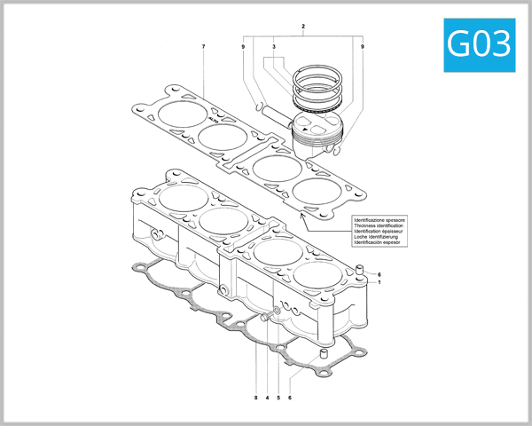 G03 - Cylinder and Piston Assembly