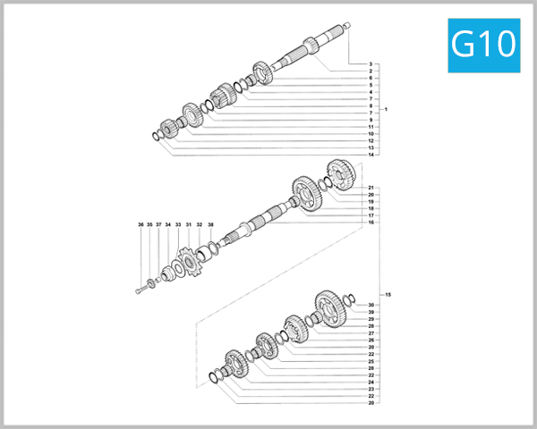G10 - Change Gear Assembly