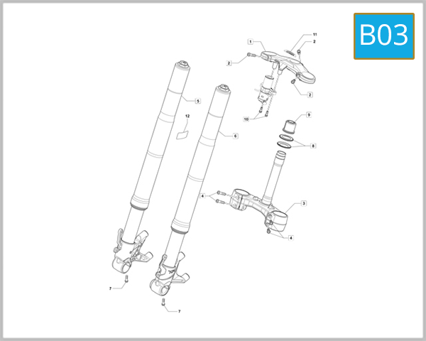 B03 - Front Suspension Assembly