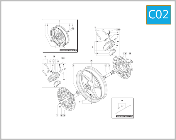 C02 - Front Wheel Assembly