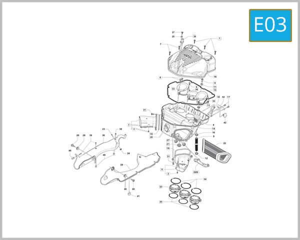 E03 - Airbox Assembly