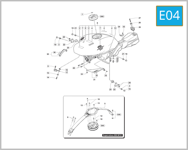 E04 - Fuel Tank Assembly