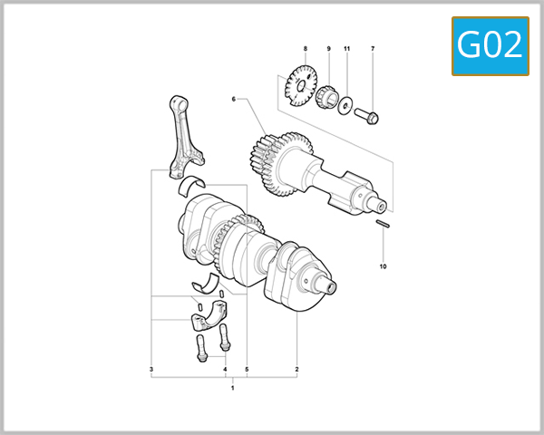 G02 - Crank Shaft Assembly