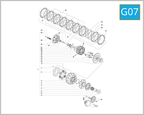 G07 - Clutch Assembly