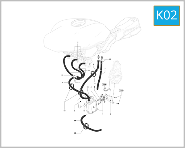 K02 - Carbon Canister Assembly
