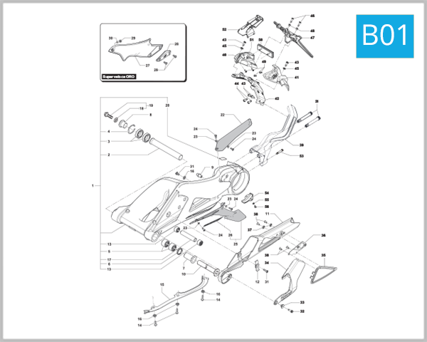 B01 - Swingarm Assembly