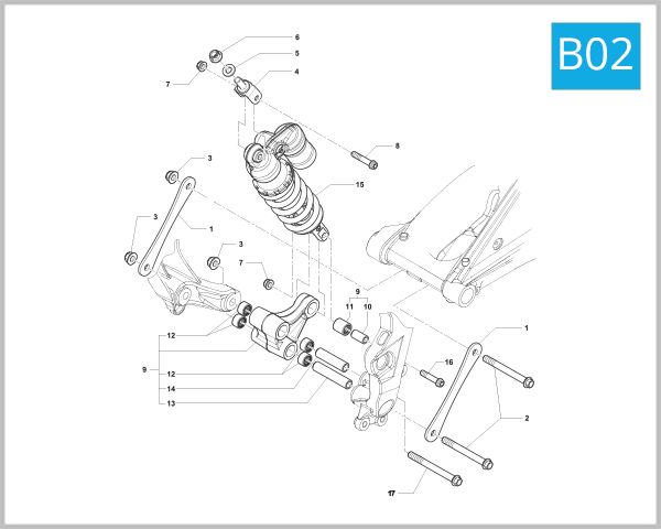 B02 - Rear Suspension Assembly