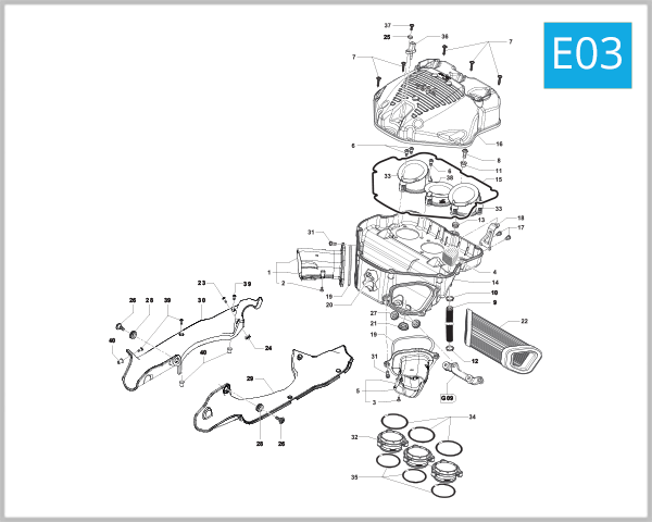 E03 - Airbox Assembly