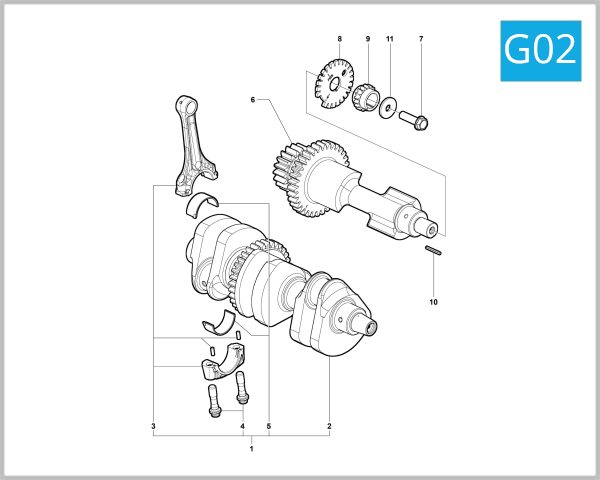 G02 - Crank Shaft Assembly