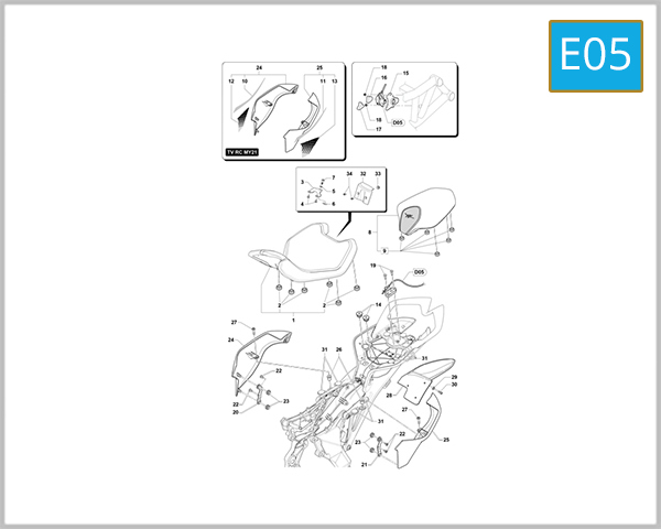 E05 - Rear Fairing Assembly