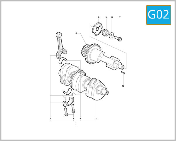 G02 - Crank Shaft Assembly