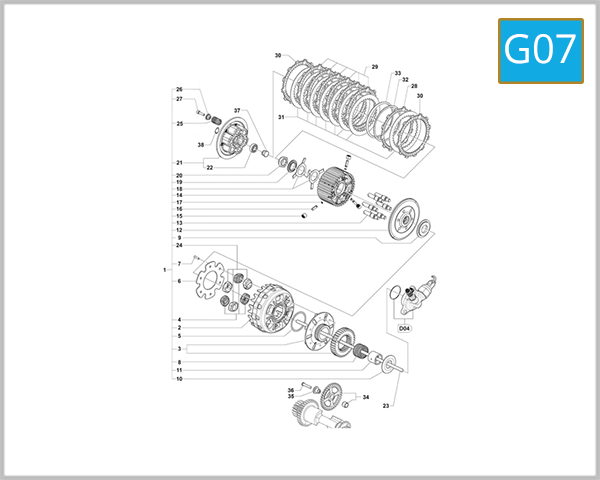G07 - Clutch (TV Rosso-Lusso)