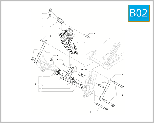 B02 - Rear Suspension Assembly