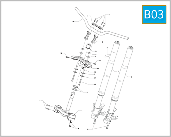 B03 - Front Suspension Assembly