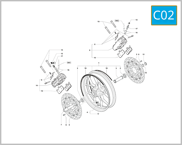 C02 - Front Wheel Assembly