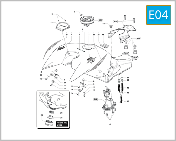 E04 - Fuel Tank Assembly
