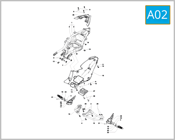 A02 - Rear Frame Assembly