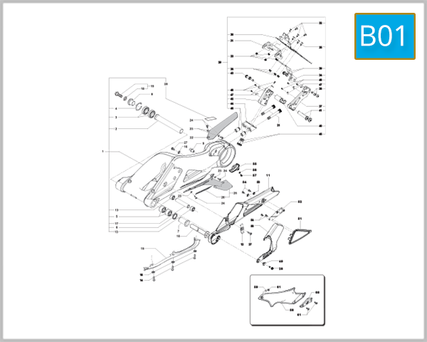 B01 - Swinging Arm Assembly