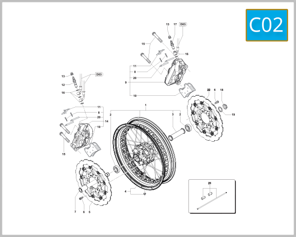C02 - Front Wheel Assembly