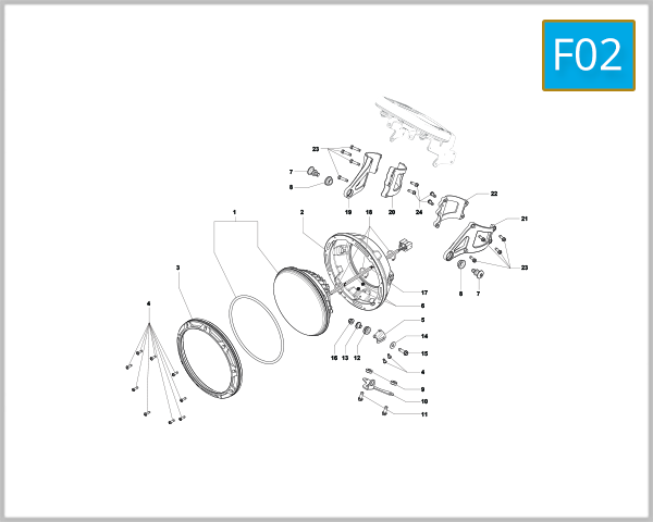 F02 - Front Headlight