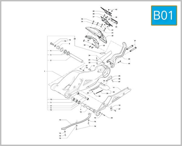 B01 - Swing Arm Assembly