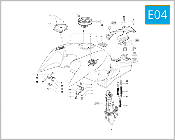 E04 - Fuel Tank Assembly