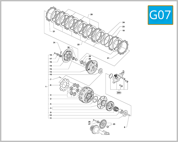 G07 - Clutch Assembly
