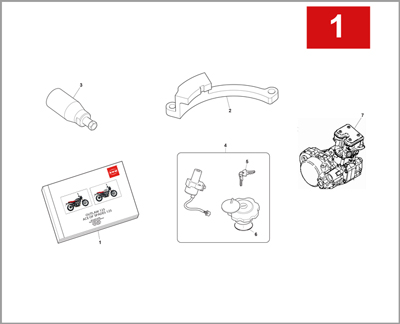 001 - SERVICE TOOLS MANUALS AND ENGINE ASSY
